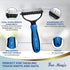 Large Deshedding Tool & Dematting Comb – Grooming Brushes for Dogs, Cats, Horses – Reduce Shedding and Remove Knots, Mats and Loose Undercoat...