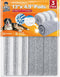 DR DAPPER Microfiber Mop Cleaning Pads 13" X 4.9" Washable Pads for Floor Cleaning Compatible with Joy Flat Mop or Mop Bucket Set, 3 Pack (Grey an...