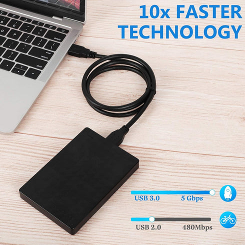 ITD ITANDA USB 3.0 Micro Cable, 3.3ft USB 3.0 A to Micro B Charger Compatible with Samsung Galaxy S5, Note 3, Note Pro 12.2, WD Western Digital My...
