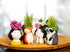 Abbott Collection 27-MINIKIN-473 Sitting Raccoon Planter/Vase-4" H, 4 inches H, Grey...