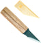 Kiridashi Craft Pocket Knife Japanese Steel Blade Wooden Handle with Sheath for Right-handed...