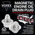 Votex - Made In USA - M12 X 1.25MM Magnetic Engine Oil Drain Plug fits Infiniti, Lexus, Nissan, Toyota - Stainless Steel - Part Number DP006...