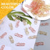 60Pcs Love Shape Paper Clips Rose Gold Heart Paper Clips Love Gold Paperclips Funny Cute Paperclips Metal Paper Clips Love Heart Shapes Bookmarks ...