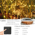 Joomer Solar String Lights Outdoor, 2Pack Total 100ft 300LED 8 Modes Solar Fairy Lights,Waterproof Lights for Tree, Patio, Garden, Outdoors Decora...
