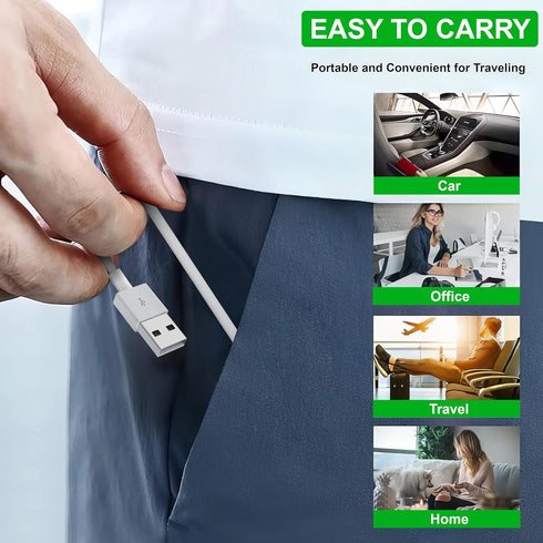 3.3FT Apple Watch Charger Cable - Magnetic Fast Charging Cord Portable Wireless Charge Compatible with iWatch Series Ultra 2/Ultra/9/8/7/6/SE2/SE/...