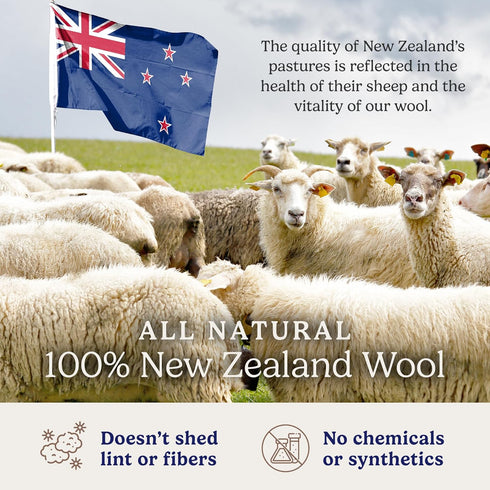 Handy Laundry Wool Dryer Balls - Natural Fabric Softener, Reusable, Reduces Clothing Wrinkles and Saves Drying Time, Better Alternative to Plastic...