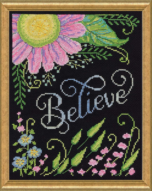 Design Works Crafts Believe Counted Cross Stitch Kit...