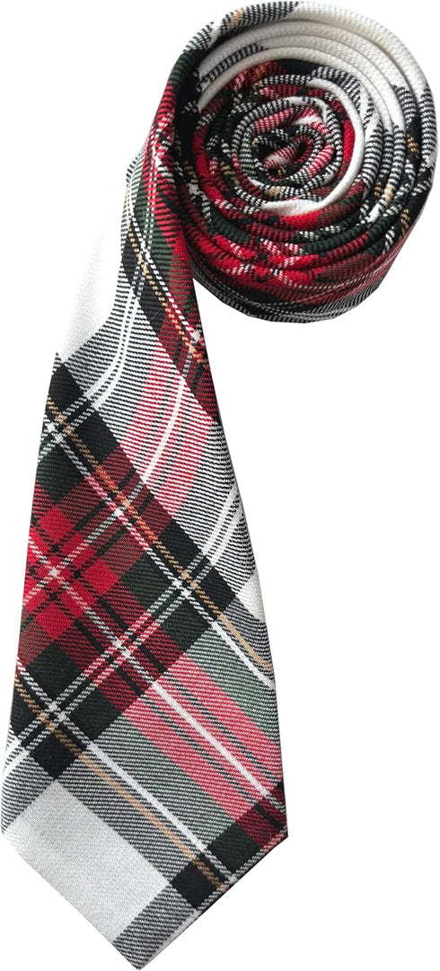 Men's Dress Stewart Scottish Tartan Neck Tie...