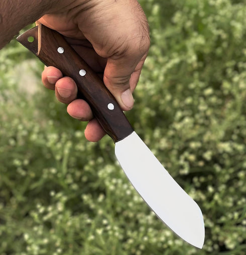 Nessmuk Knife Bushcraft Knives 9 Inches Hunting Fixed Blade Knife, Full Tang Bowie Knife, Outdoor Survival Skinning knife, Camping knife, Hunting ...