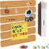 6Pack Cork Board Bar Strips for Wall,15x2inch-1/2inch Thick Self Adhesive Bulletin Bar Strips with 50 Push Pins for Paste Notes,Photos, Schedules,...