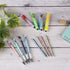 0.9 mm Mechanical Pencil Stationery Set Including 4pcs Mechanical Pencils with 4 Tubes HB Lead Refills and 4pcs Jerry Erasers for Writing Draft, D...