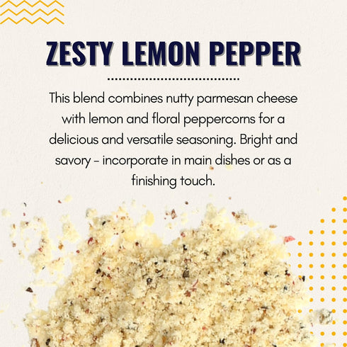 Shawhan Farms Gourmet Parmesan Inspirations Lemon Pepper Seasoning Topper Finishing Blend - 7 Oz...