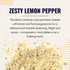 Shawhan Farms Gourmet Parmesan Inspirations Lemon Pepper Seasoning Topper Finishing Blend - 7 Oz...