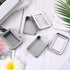 8 Pieces Tin Box Metal Tins with Lids Clear Top Empty Mini Portable Small Storage Tins Case for Home Candles, Candies, Gifts, Balms and Treasures,...