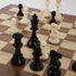 Juegoal Plastic Chess Pieces Only, 32 Pieces Each Chessmen Pieces, 3.75 Inch King Figures Chess Game Pawns Figurine Pieces, Replacement of Missing...