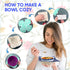365Home Bowl Cozy Template 3 Sizes, Bowl Cozy Pattern Template Cutting Ruler Set with 40 Pcs of Sewing Pin and Manual Instruction...