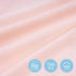 TILLYOU Sleep Sack 1 Pack - Baby Wearable Blanket with 2-Way Zipper, Extra Soft Cotton Sleeveless Sleeping Bag for Infants, 12-18 Months, Solid Pi...