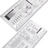 Culinary Ruler Acrylic Cutting Reference Template Cooking Measurement for Food Essential Kitchen Tool with Weight Temperature Baking Conversion Ch...