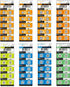 Watch Batteries 80PCS - AG0, AG1, AG3, AG4, AG5, AG7, AG10, AG13, 1.5V Alkaline LR41 LR44 Assorted Button Coin Cell Batteries...