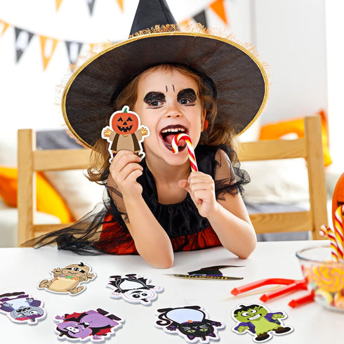 800 Sheets Halloween Sticky Notes 40 Pads Spooky Fun Pumpkin Ghost Cat Weird Aesthetic for Office Supplies Kids Gift Party Decoration Favor, 3.15 ...