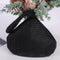 ele ELEOPTION Women Black Beaded Clutch Purse Women's Evening Clutch Triangle Lady Girl Evening Bag for Cocktail Wedding Party for 6.0inch Android...