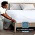 Bare Home Fitted Bottom Sheet Full Size - Premium 1800 Microfiber - Ultra-Soft Hotel Luxury - Deep Pocket - Durable and Long Lasting (Full, White)...