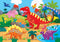Peter Pauper Press Dinosaurs Kids' Floor Puzzle (48 Pieces) (36 inches Wide x 24 inches high)...