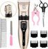 2 in 1 Pet Paw Hair Trimmer Electric Multi Dog Hair Clippers for Thick Coat Cordless Grooming Tool Kid Hair Clipper for Child Rechargeable for Med...