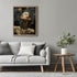 Posterizer 1 pcs-bokeh vibes-futuristic woman enjoying the stars-Abstract & Modern Art-Fantasy & Fiction Art-Gift for Art Lovers-Decor for Home & ...