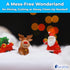 Super Realistic Fake Snow Blanket for Decorating Indoor Snow 30 sqft Cotton-Like Fluffy Snow for Winter Mantle Village, 3 Pack, Crisp...