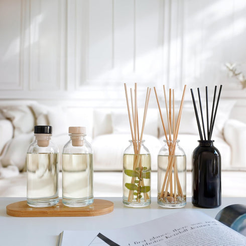 Urban Naturals Lavender & Sandalwood Scented Oil Reed Diffuser Refill | Includes a Free Set of Reed Sticks! 4 oz....