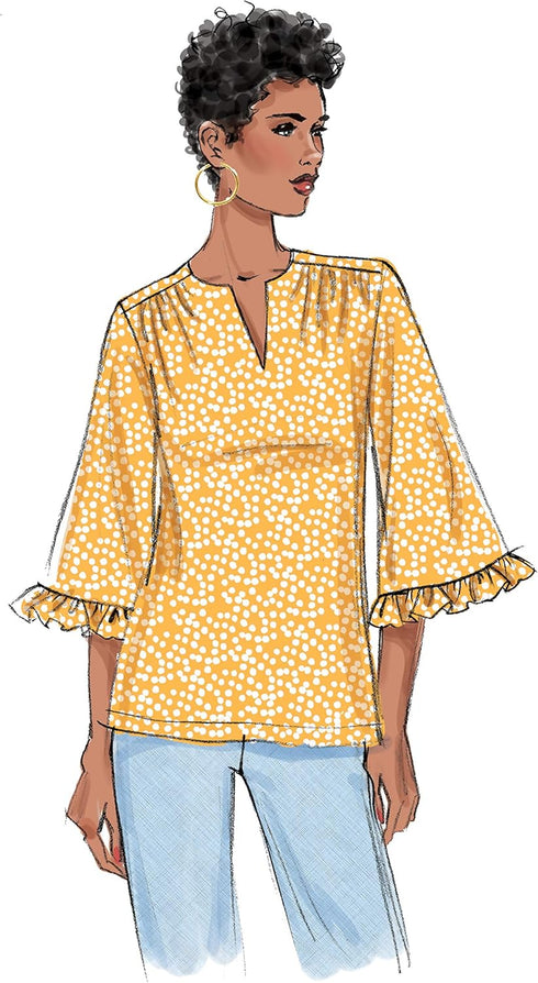 Butterick B6688E5 Easy Semi-Fitted Women's Blouse Sewing Patterns, Sizes 14-22...