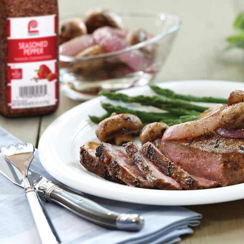 Lawry's Seasoned Pepper, 10.3 oz - One 10.3 Ounce Container of Seasoned All Pepper for a Well-Rounded Flavor of Black Pepper, Sweet Red Bell Peppe...