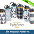 Creative QT SlideAway, Buffalo Check Print, On-The-Go Mini Storage Bag and Table Top Play Mat For Kids and Toddlers, Room and Travel Toy Organizer...