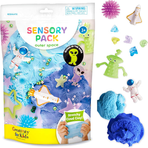 Creativity for Kids Sensory Pack: Outer Space - Toddler Activities and Sensory Bin Filler, Space Toys and Gifts for Kids, Sensory Toys for Toddler...