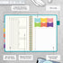 Regolden-Book Spiral Ruled Notebook, Ruled Lined Hardcover Journal for Note Taking (Teal, Dotted)...