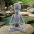Dnoifne Garden Statue Meditating Alien Sculptures, Meditating Alien Resin Ornament, UFO Indoor Outdoor Garden Decor, Meditating Alien Figurines...