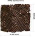 PINUO&KE 200 Pieces / 200 g Square Shapes 1x1 cm Square Ceramic Mosaic Mosaic Tiles for Crafts, Colorful Stained Glass Pieces for Mosaic Projects ...