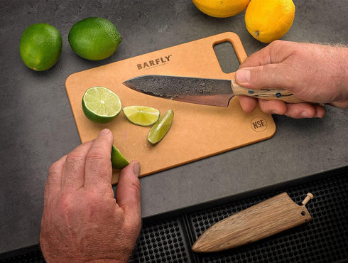 Barfly Bar Prep Cutting Board, 9-Inch x 6-Inch...