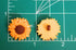 The Flowers Collection by Dress it Up Buttons and Embellishments - 6 Pieces - Sunflowers, Yellow...