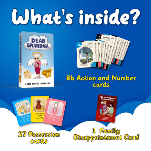 A Card Game of Inheritance - Fun and Clever Family Game for Adults, Teens, and Kids - Strategic Party Play for 2-4 Players...
