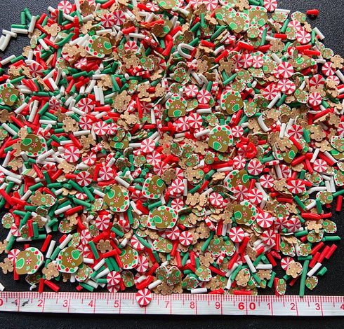 EHOPE Fake Sprinkles Fake Christmas Sprinkles Fake Candy Sprinkles Clay Sprinkles Polymer Sprinkles Polymer Clay Slices for Nail Art DIY Crafts Ca...