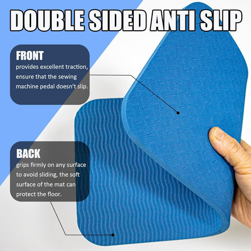 Sewing Machine Pedal Mat, No Slip Mat for Sewing Machine Foot Pedal, Waterproof Easy to Clean, Quilting Supplies Accessories (1pcs)...