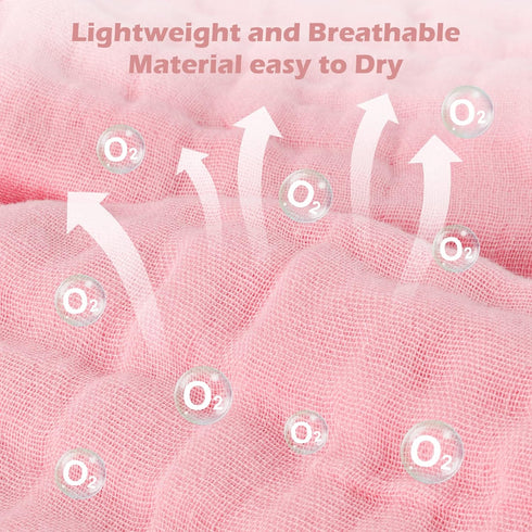 Maliton Muslin Burp Cloths for Baby Girl 6 Pack Large 20''x10'' 100% Cotton Burp Rags Absorbent and Soft 6 Layers Baby Burp Cloths Newborn Girl Es...