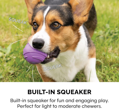 Furhaven 3-Pack 2.5" Squeaky Ball Dog Toys for Small/Medium Dogs, Fits Most Standard Launchers - Fetch 'N Fun TPR Squeaky Ball Toy Set - Space Pac...