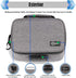 Egooz Large Smell Proof Stash Locking Bags with Combination Lock - Waterproof Smell Proof Containers Box Case for Home and Travel Grey...