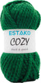 Estako Cozy Thick & Quick Yarn 20% Wool 80% Acrylic Soft Super Bulky Weight #6 Knitting and Crocheting Yarn 3.52 oz (100gr) 65 yds (60 m) (54130-D...