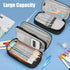 FINPAC Pencil Case, Large Capacity Pencil Box, Pen Pouch Stationery Storage Organizer for Women Men, Pen Supply Case for Office Seniors, Don't Tou...