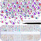 2000 Pieces Flat Back Gems Rhinestones 6 Sizes (1.5-6 Mm) Round Crystal Rhinestones with Pick up Tweezer and Picking Pen for Crafts Nail Clothes S...
