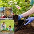 Garden Trowel Gardening Hand Tool Heavy Duty Carbon Steel Garden Hand Shovel Planting Tool with Bend-Proof Rubber for Digging Planting, Transplant...